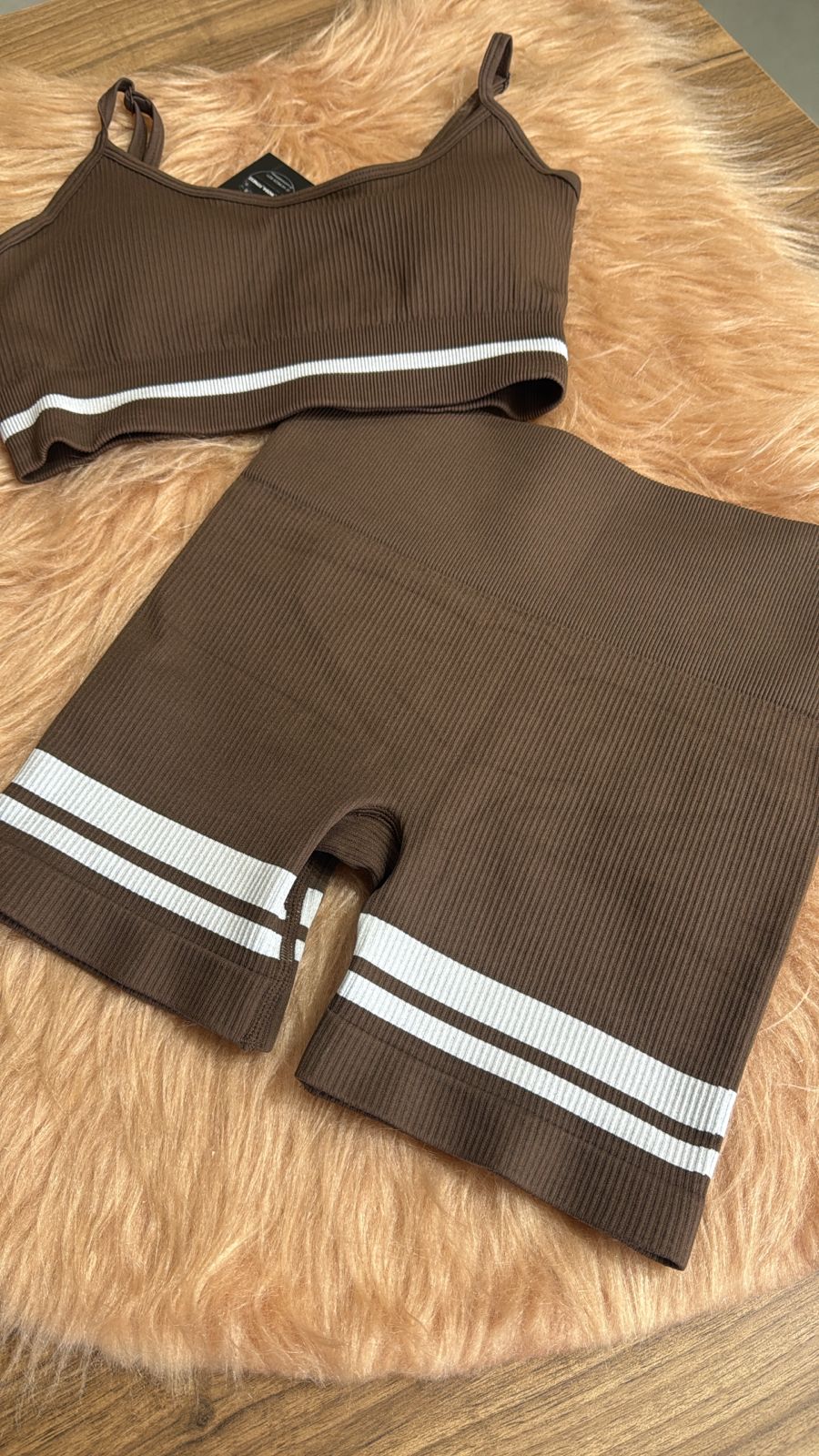 Conjunto Canelado de Alcinha